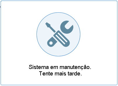 Sistema em manuteno